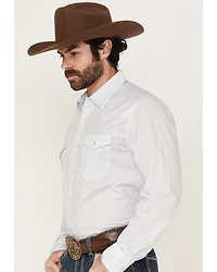 Wrangler Men's 20x Geo Print Long Sleeve Snap Stretch Western Shirt