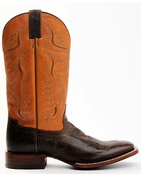 Cody James Men's Melbourne Cognac Leather Western Boots - Broad Square Toe