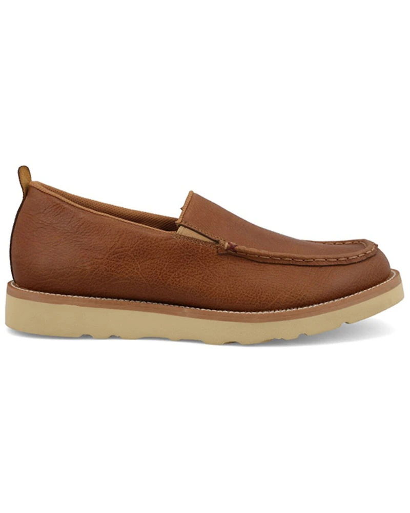 Twisted X Men's Wedge Sole Slip-On Casual Shoes - Moc Toe