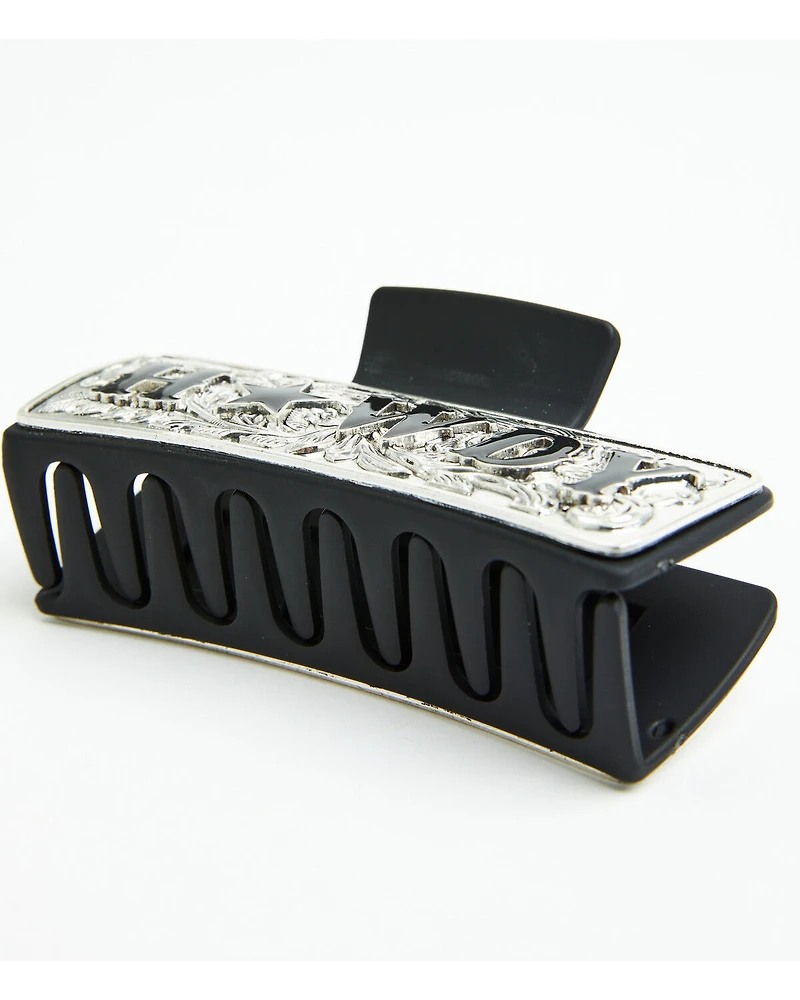 Idyllwind Women's Howdy Stamped Metal Hair Clip