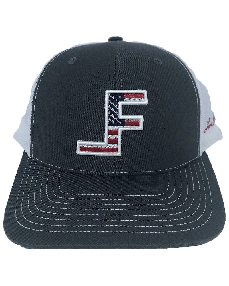 Lane Frost Men's Courage Flag Logo Ball Cap