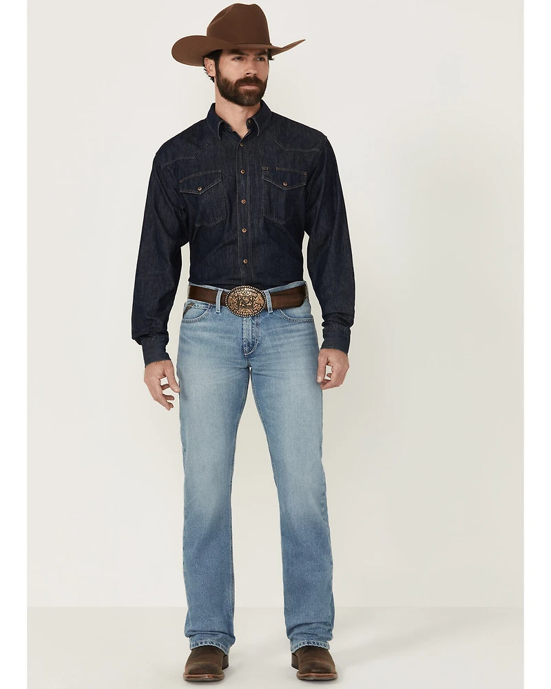 Ariat Men's M7 Dixon Light Wash Slim Straight Stretch Denim Jeans