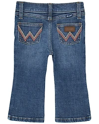 Wrangler Infant Girls' Dark Wash Bootcut Denim Jeans