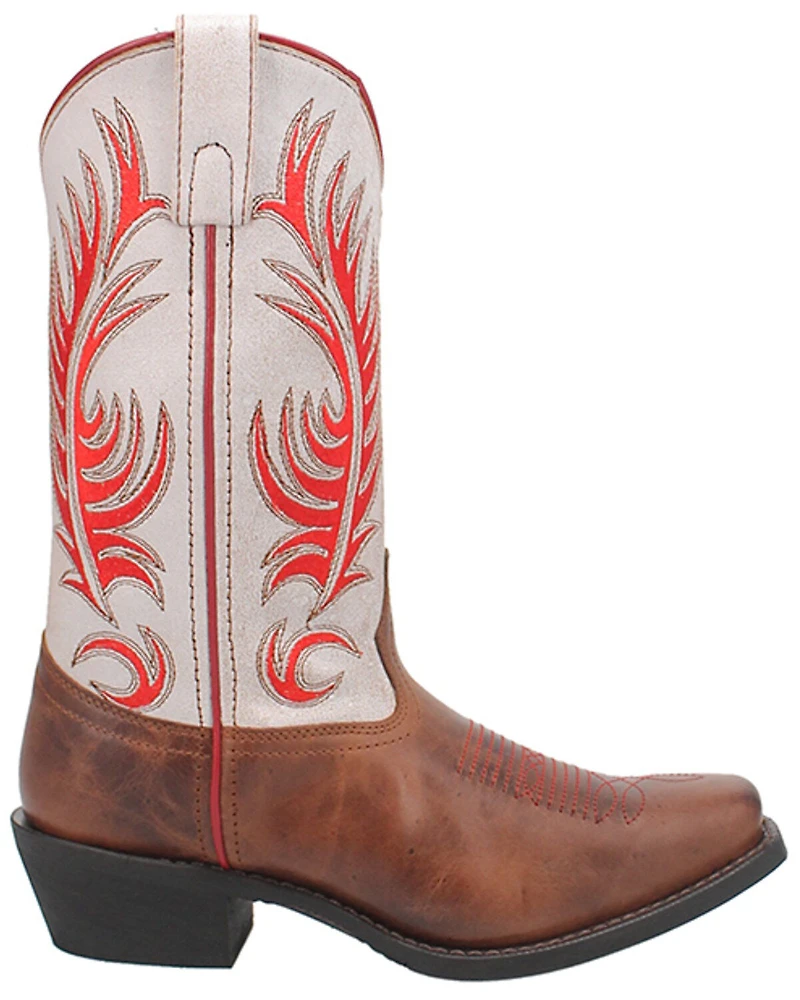 Laredo Women's Feather Love Western Boots - Square Toe