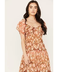 Shyanne Women's Ikat Midi Dress