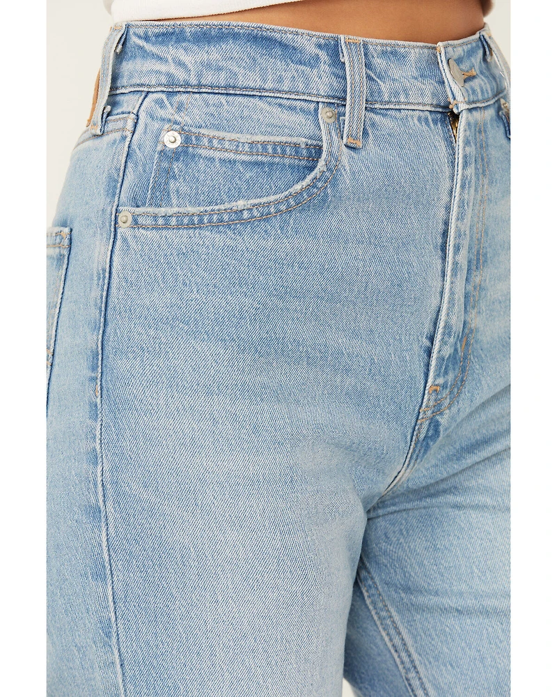 Levi's Premium Women's Light Wash 70s High Rise Stretch Flare Jeans