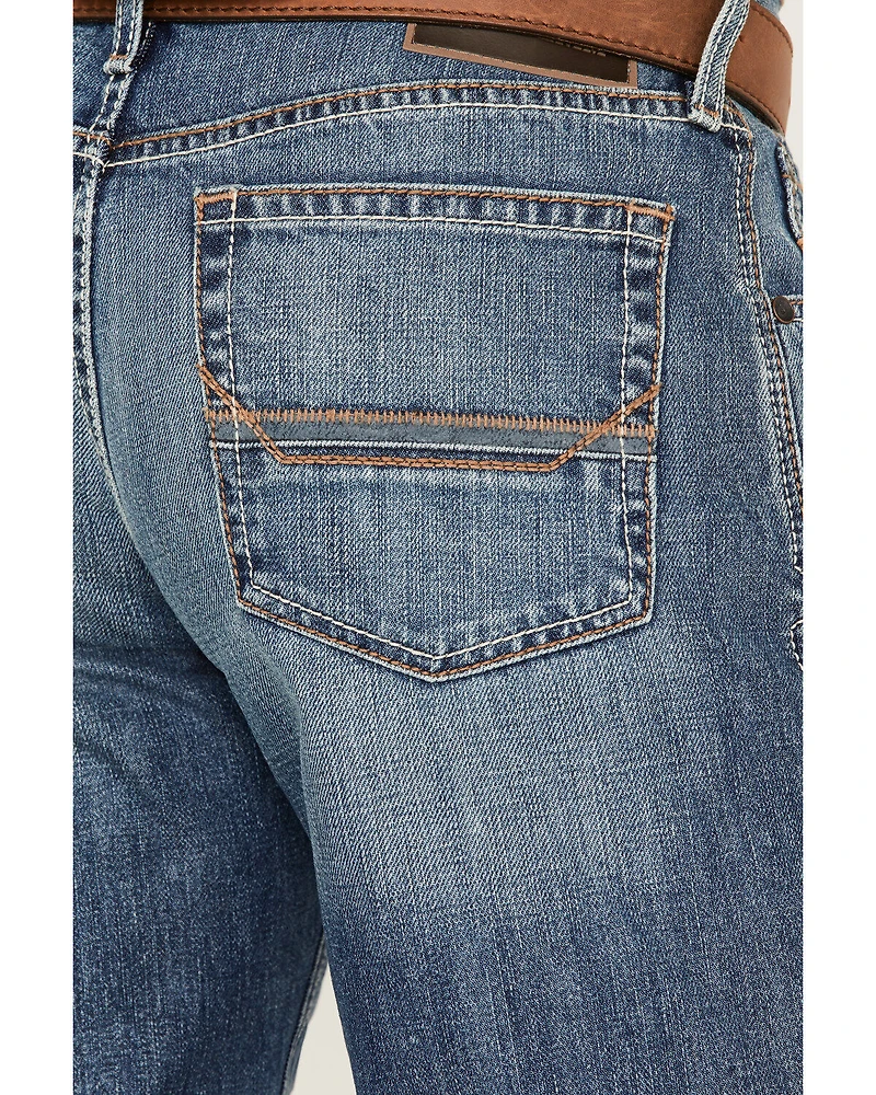 Ariat Men's M4 Riverbend Landry Medium Wash Relaxed Straight Jeans