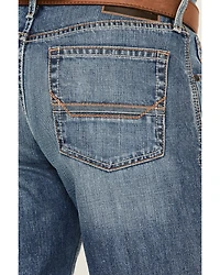 Ariat Men's M4 Riverbend Landry Medium Wash Relaxed Straight Jeans