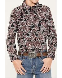Cody James Boys' Johnny Ringo Long Sleeve Snap Western Shirt