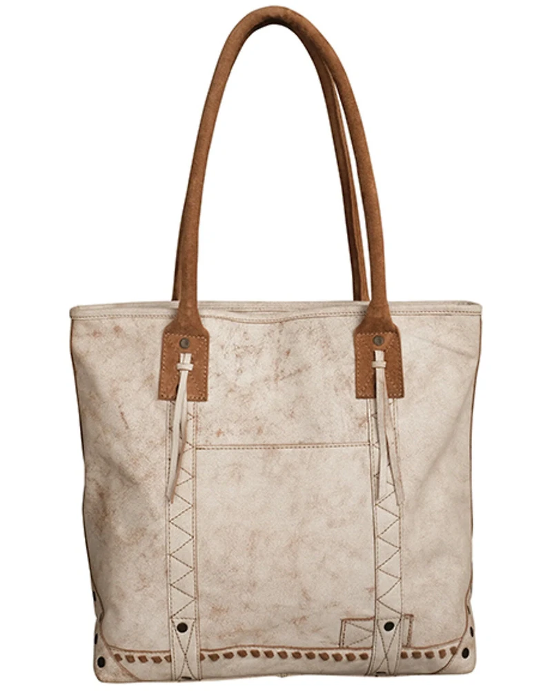 STS Ranchwear By Carroll Cremelllo Tote
