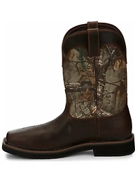 Justin Men's Trekker Waterproof Western Work Boots - Composite Toe