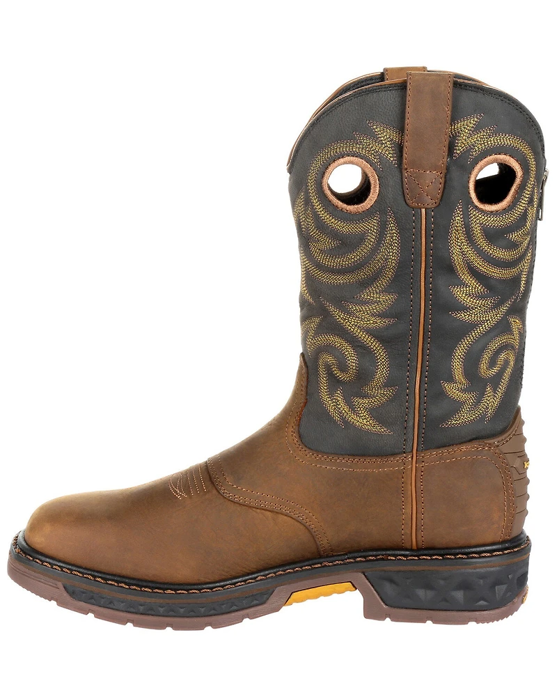 Georgia Boot Men's Carbo-Tec LT Waterproof Western Work Boots - Soft Toe