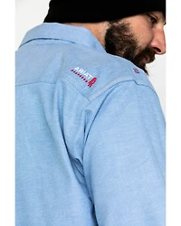 Ariat Men's FR Solid Durastretch Long Sleeve Work Shirt - Big
