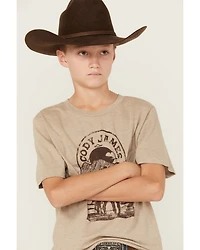 Cody James Boys' Cowboy Sketch Short Sleeve Graphic T-Shirt