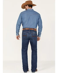 Blue Ranchwear Men's Montana Medium Wash Stackable Straight Stretch Denim Jeans