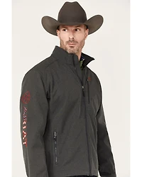 Ariat Men's Americana Logo 2.0 Zip-Front Softshell Jacket - Big