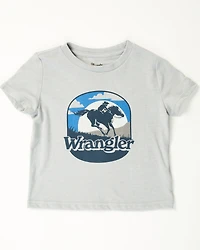 Wrangler Toddler Boys' Cowboy Short Sleeve Graphic T-Shirt