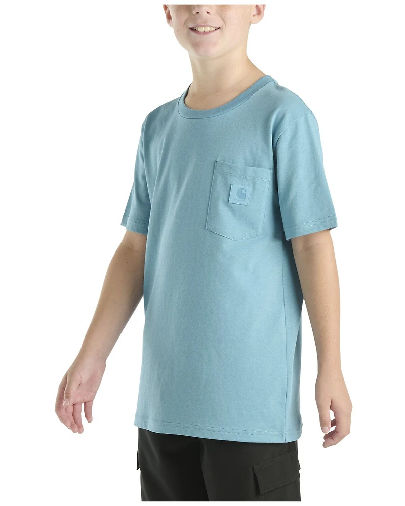 Carhartt Boys' Solid Short Sleeve Pocket T-Shirt