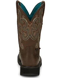Justin Women's Tasha Waterproof Western Work Boots - Steel Toe
