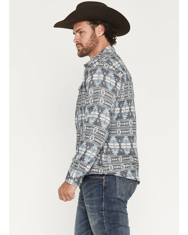 Wrangler Retro Men's Southwestern Print Long Sleeve Snap Shirt Jacket