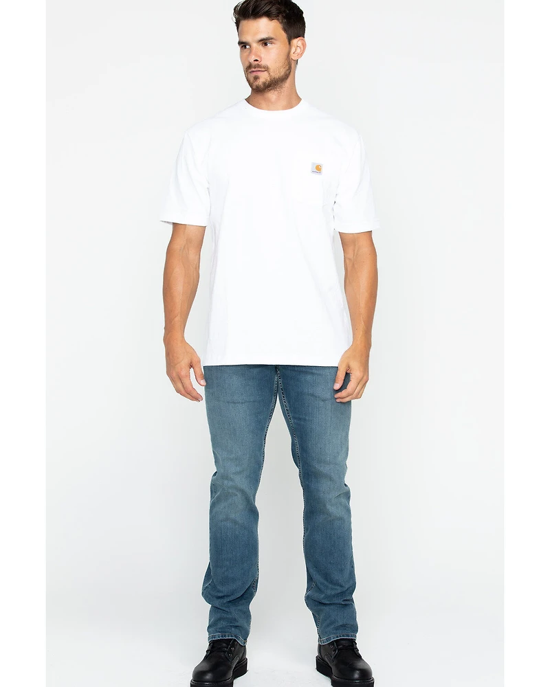 Carhartt Men's Loose Fit Heavyweight Logo Pocket Work T-Shirt