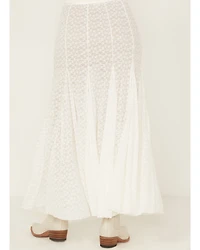 Free People Women's Kiss Lace Slip Maxi Skirt