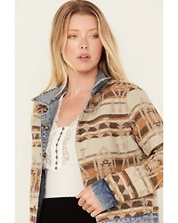 Idyllwind Women's Barton Reversible Denim Blanket Jacket