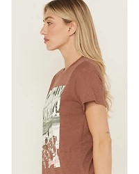 Wrangler Women's Long Live Short Sleeve Graphic Tee