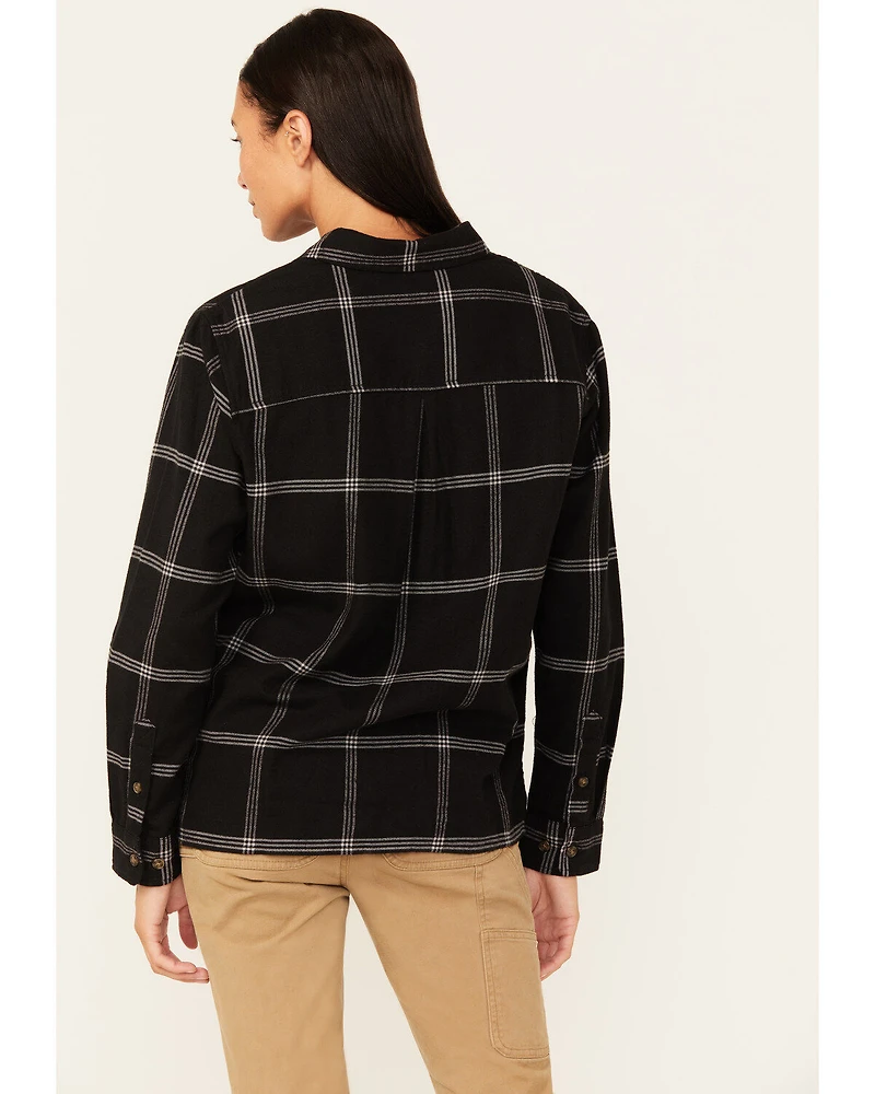 Carhartt Women's Rugged Flex® Loose Fit Midweight Long Sleeve Flannel Shirt