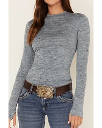 RANK 45® Women's Long Sleeve Athletic Layering Top