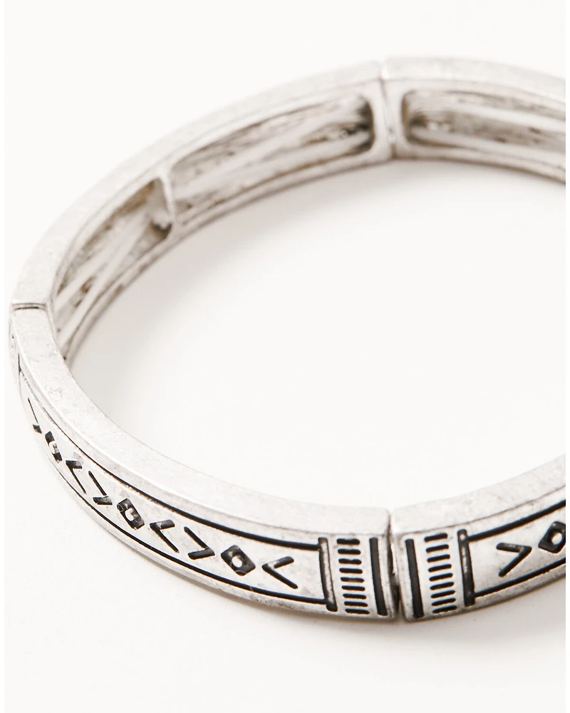 Shyanne Women's Shiloh Ridge Southwest Scroll Bracelet Set - 5 Piece