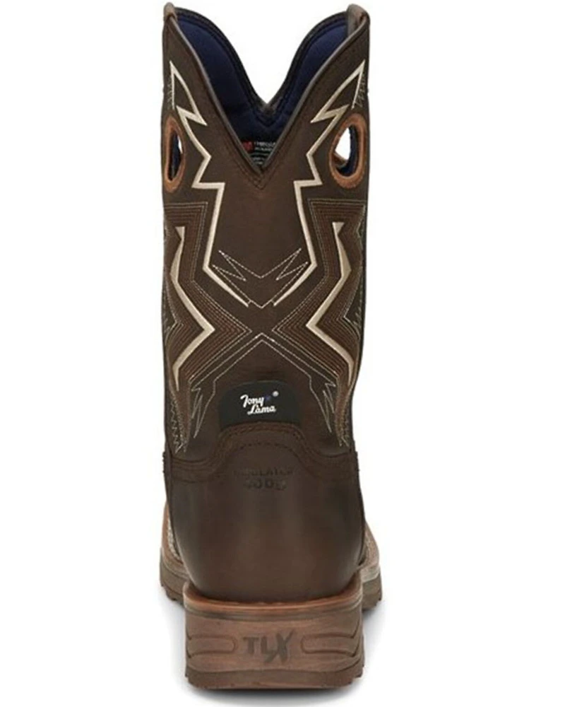 Tony Lama Men's Force Waterproof Western Work Boots - Composite Toe