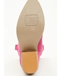 Dingo Little Girls' Thunder Road Suede Western Boots - Snip Toe