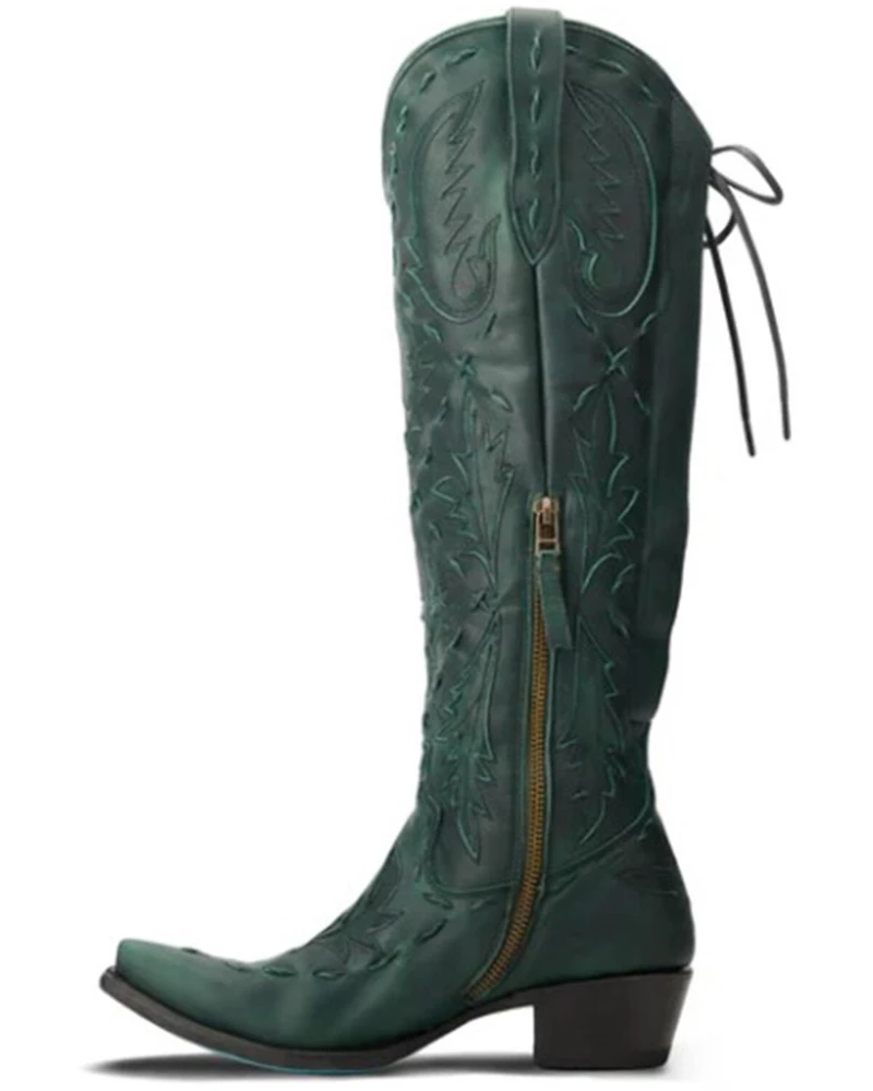 Lane Women's Reverie Knee High Coreset Western Boots - Snip Toe