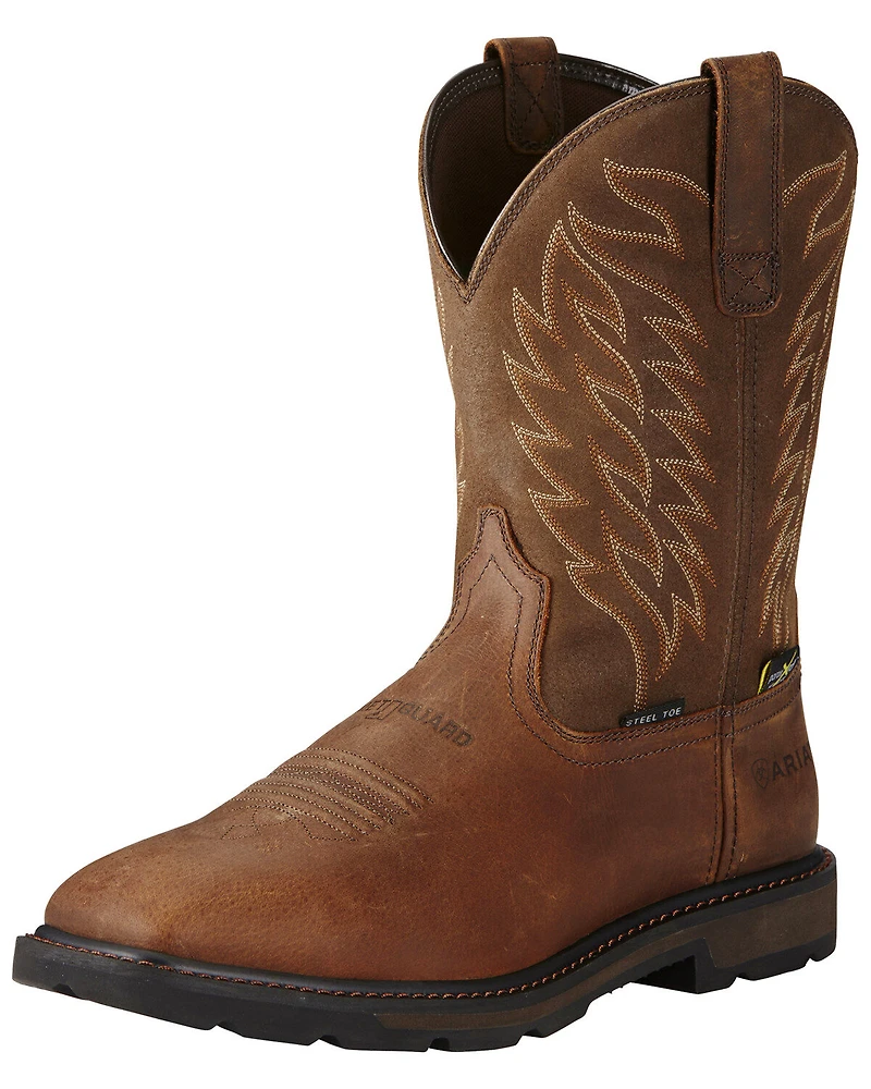 Ariat Men's Groundbreaker Met Guard Western Work Boots - Steel Toe