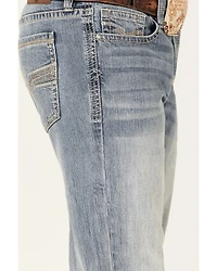Cody James Men's Hacienda Wash Wyatt Slim Bootcut Stretch Denim Jeans