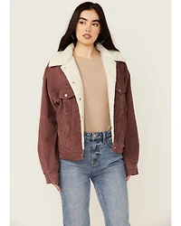 Levi's Women's 90's Corduroy Sherpa Lined Trucker Jacket