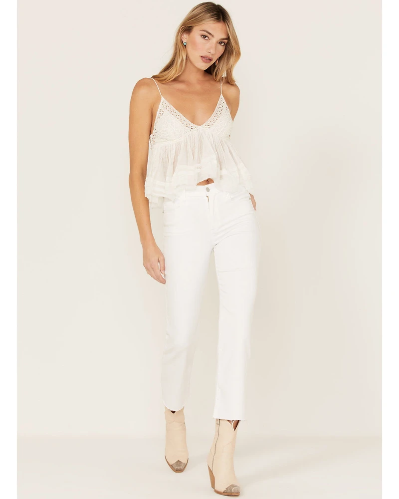 Sneak Peek Women's High Rise Slim Straight Jeans