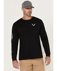 Thorogood Men's Wheel Script Logo Long Sleeve Graphic T-Shirt