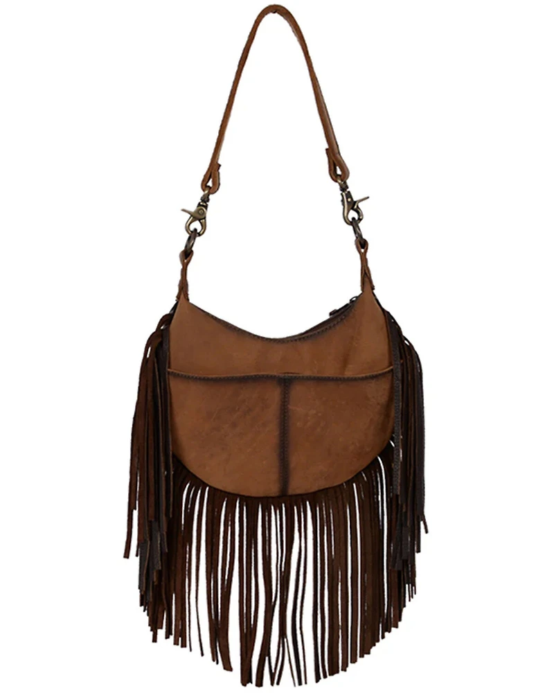 STS Ranchwear by Carroll Women's Cowhide Nellie Fringe Shoulder Bag