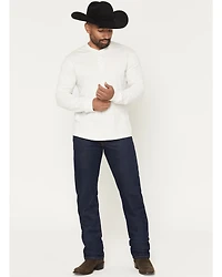 Levi’s Men’s 557 Rocky Rinse Dark Wash Western Straight Denim Jeans