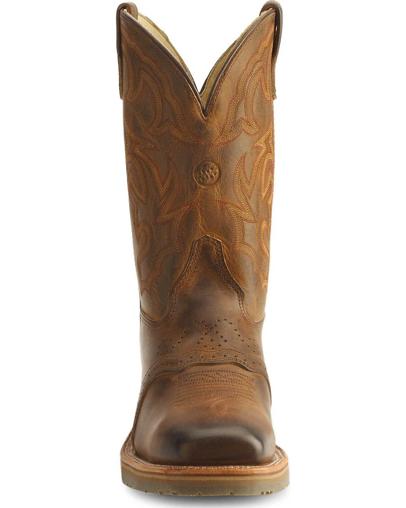 Double-H Men's Steel Square Toe Western Boots