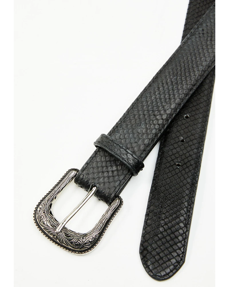 Cody James Men's Tyrell Exotic Python Leather Belt
