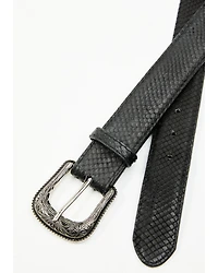 Cody James Men's Tyrell Exotic Python Leather Belt