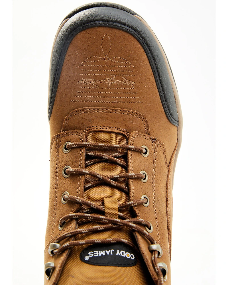 Cody James Men's 5" Endurance Soft Song Shin Buff Lace-Up Work Boots - Toe