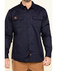 Hawx Men's FR Long Sleeve Button-Down Work Shirt
