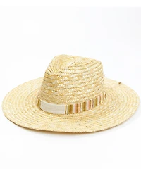 Nikki Beach Women's Tulum Milan Straw Fashion Hat