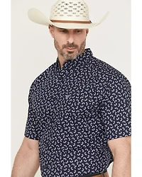 Ariat Men's Cian Paisley Print Short Sleeve Button-Down Western Shirt