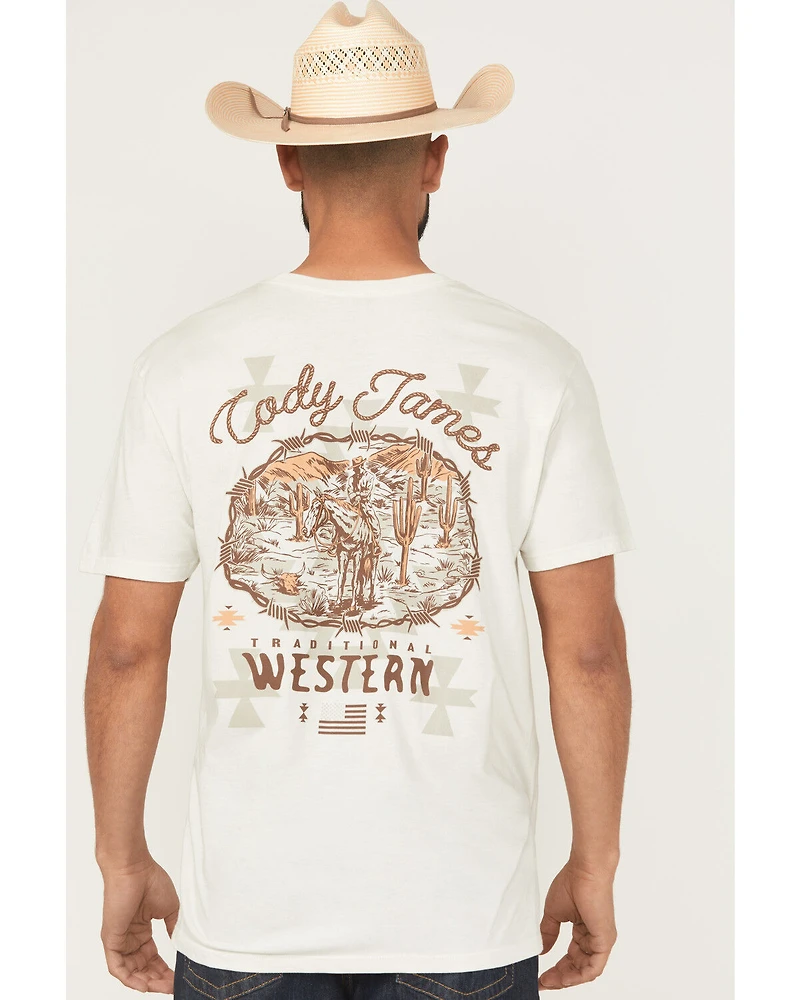 Cody James Men's Wild West Short Sleeve Graphic T-Shirt