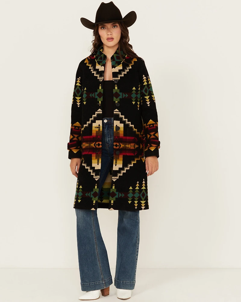 Pendleton Women's Printed Long Coat